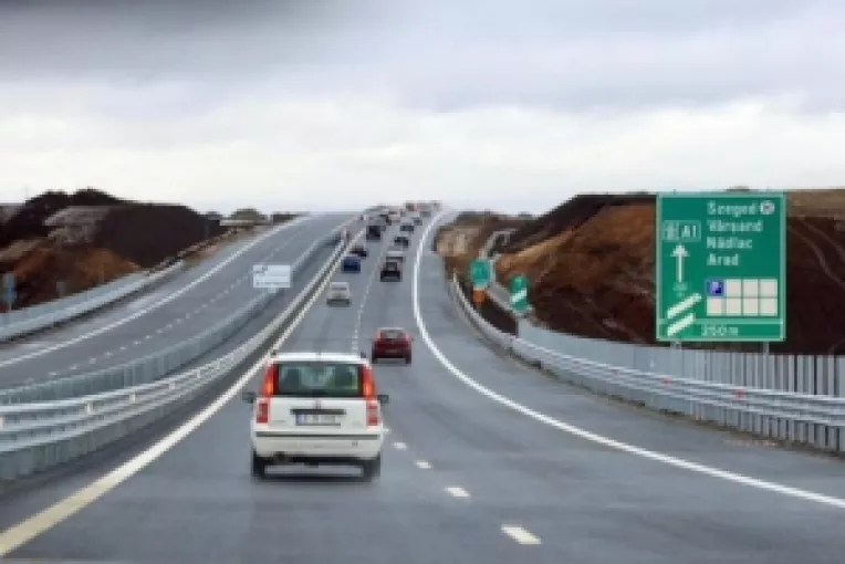 Autostrada nefinalizata Timisoara - Arad a fost inaugurata oficial