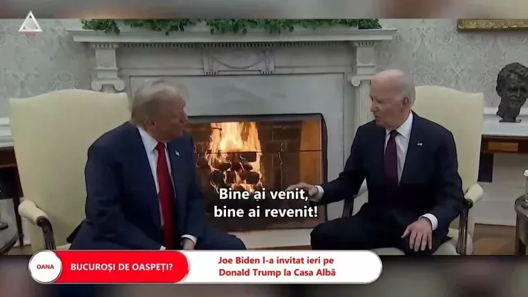 Biden l-a primit pe Trump la Casa Alba, pentru a marca "transferul pasnic" al puterii