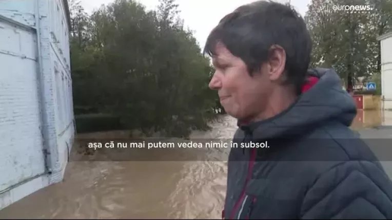 Cod rosu de inundatii in nordul Frantei. MAE a emis o alerta de calatorie din cauza vremii