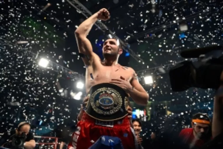 Comisarul Christian Ciocan i-a purtat noroc lui Cristian Ciocan: Pugilistul l-a facut K.O. pe Leif Larsen