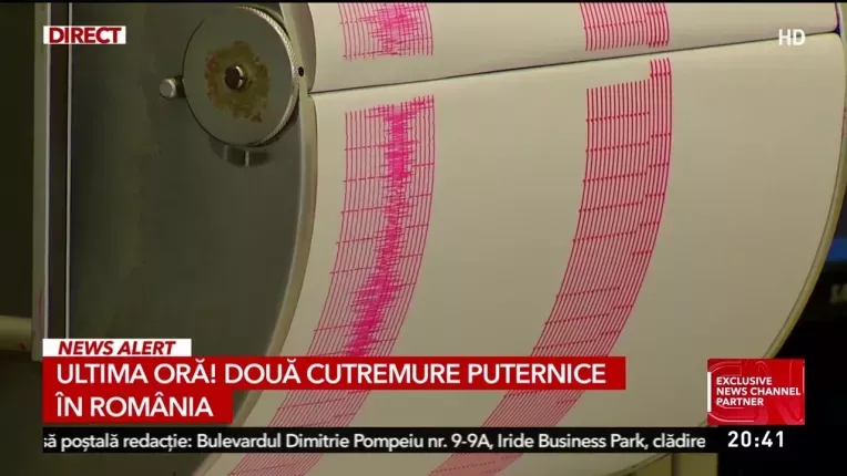 Cutremure puternice, simultan, in doua judete din Romani