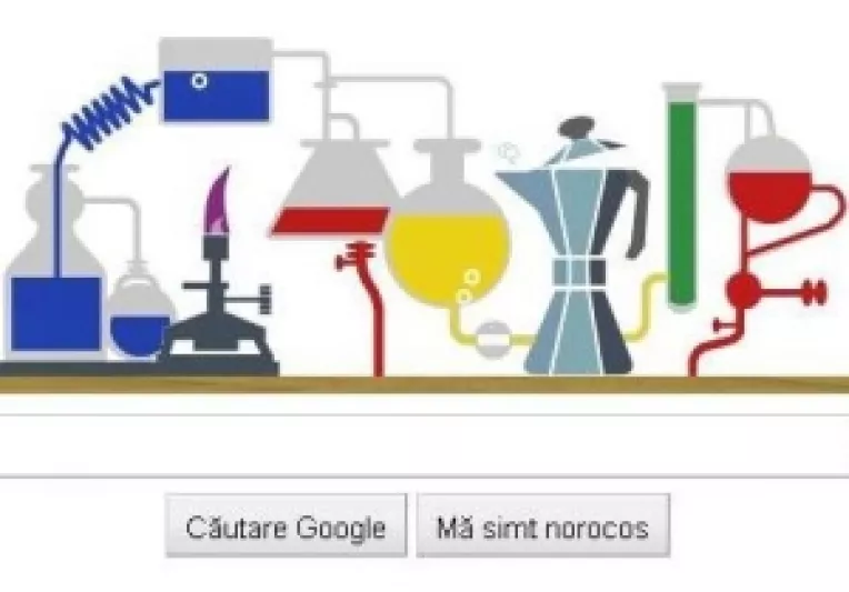 Google a celebrat 200 de ani de la nasterea chimistului Robert Bunsen printr-un logo special
