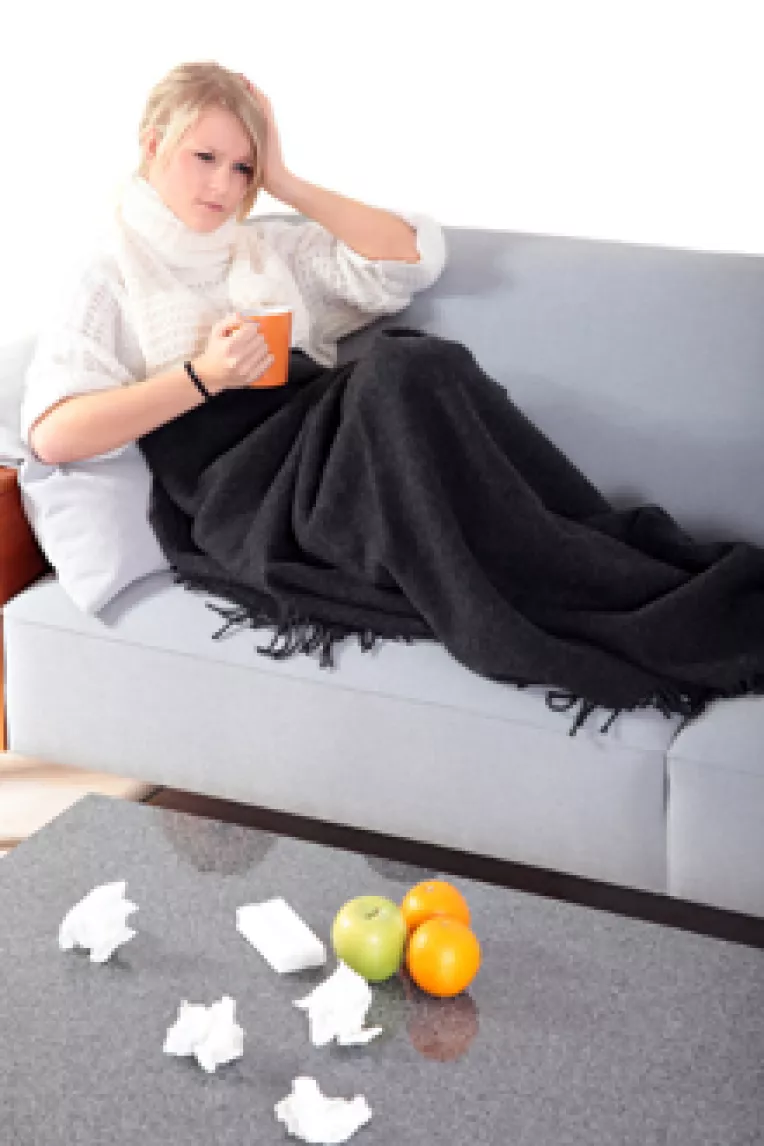 Repausul la pat timp de 2-3 zile, in cazul gripei