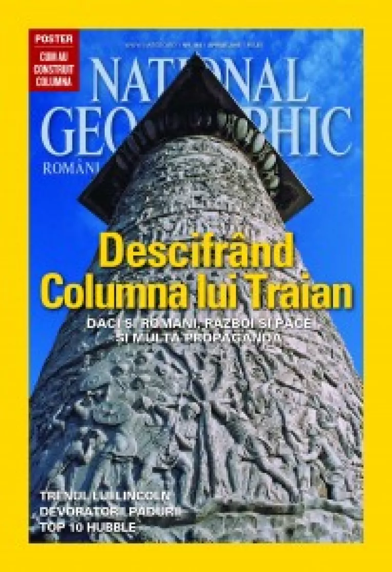Revista National Geographic prezinta Columna lui Traian